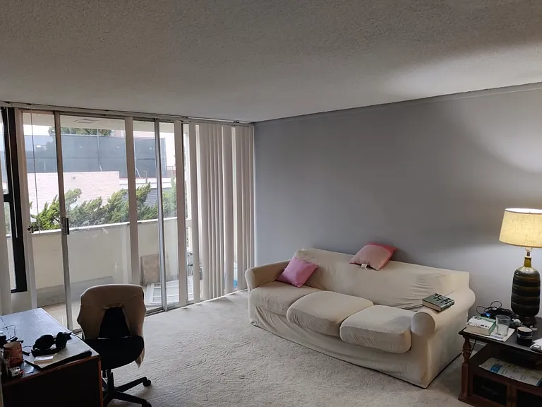 Living room with balcony