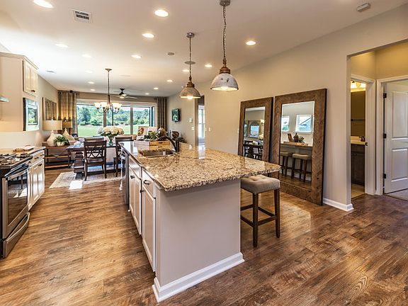 Model Representation Large kitchen island perfect for entertaining