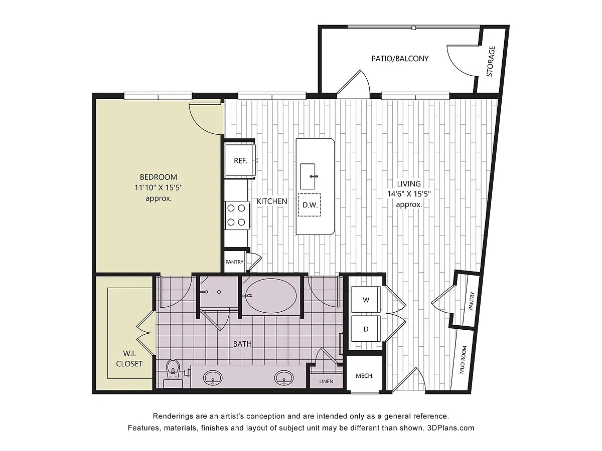 Floor plan A3b