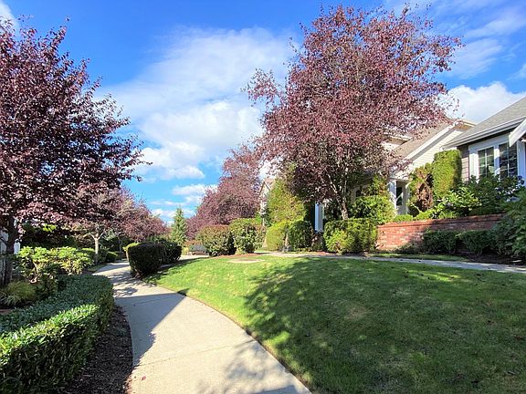Beautiful community landscaping