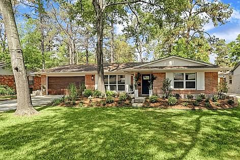Beautifully landscaped front yard