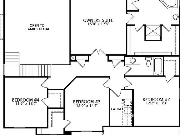 floor plan second level
