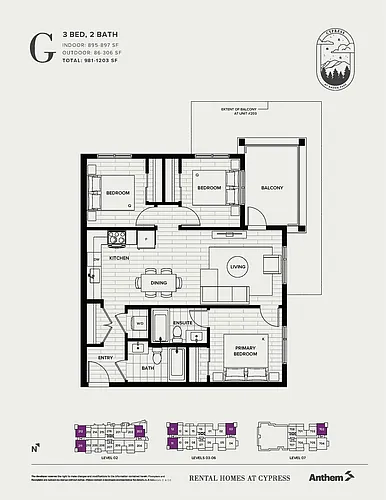 Floor plan 403
