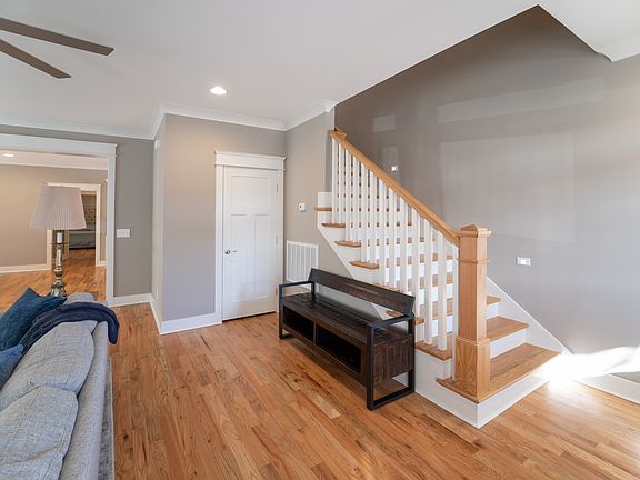 Storage closet under stairs