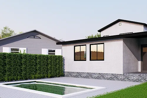 Floor plan 6411 Gary Ct.