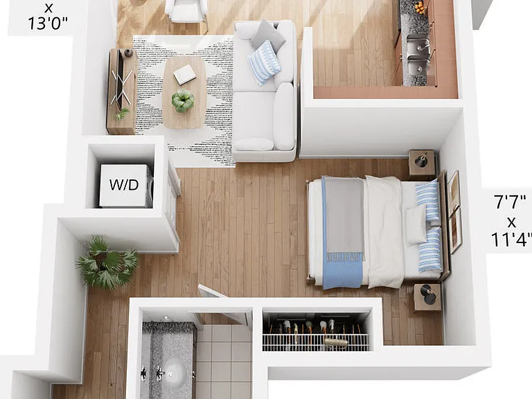 S1 floor plan Skyhouse Raleigh