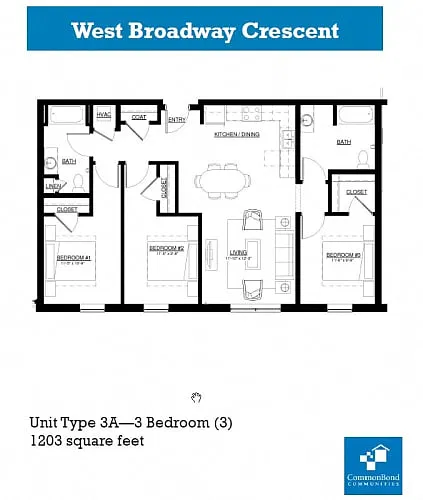 Floor plan 412-3A