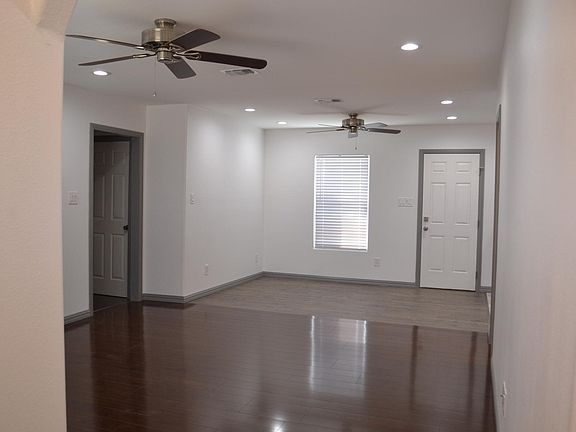 Entryway of energy-efficient home. Recessed LED lighting.