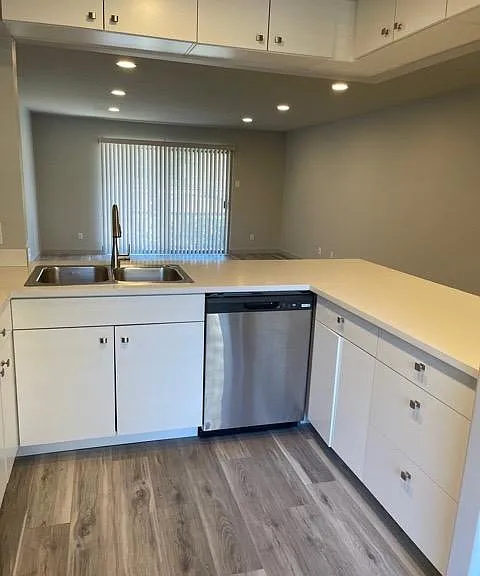 Brand new open kitchen with new appliances.