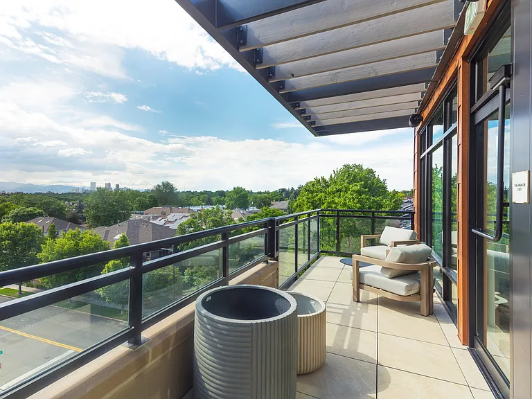Private balconies*