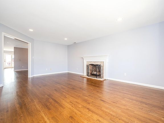 View of living room leading to dining room