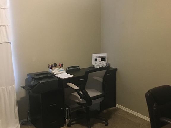 Bedroom 2 same size as 1, used as an office