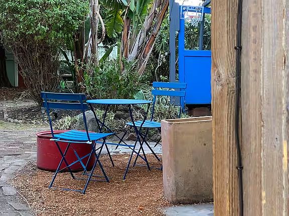 Outdoor bistro table