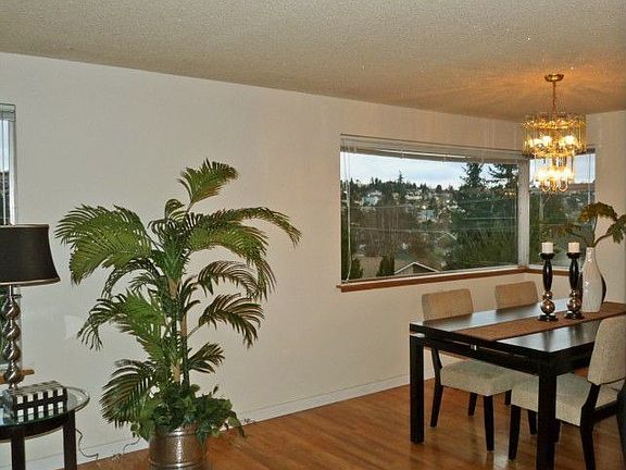 The dining area- photo taken so you can see the view.