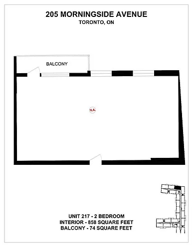 Floor plan 2 Bedroom