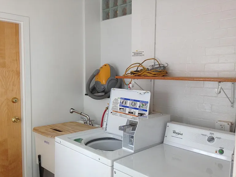 Coin-op laundry room