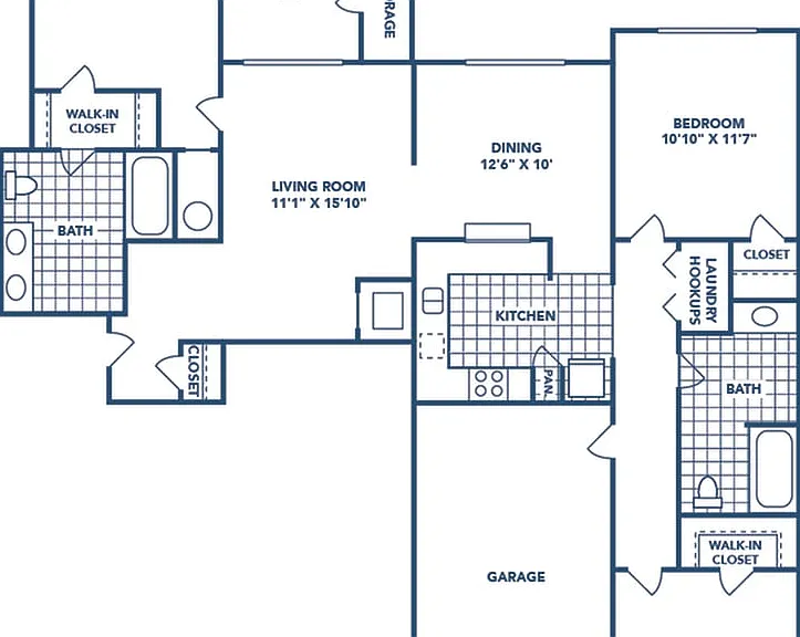 3 Bedroom | 2 Bath | 1422 SF 3 Bedroom | 2 Bath | 1422 SF