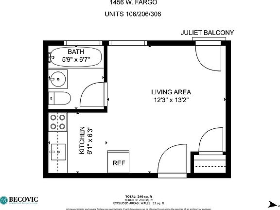5th image of 1456-1460 W Fargo Ave #1456-206