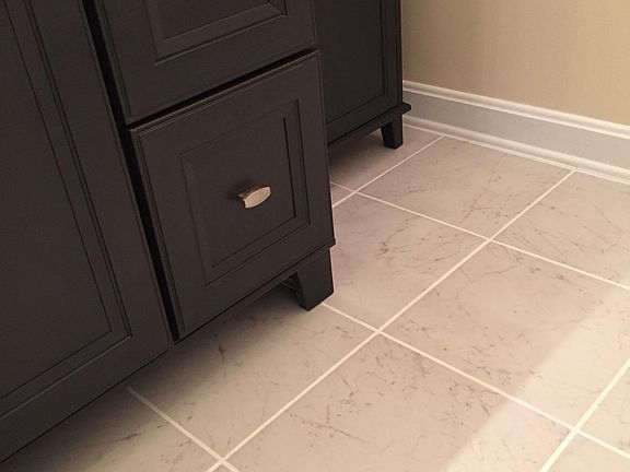 Beautiful bathroom flooring
