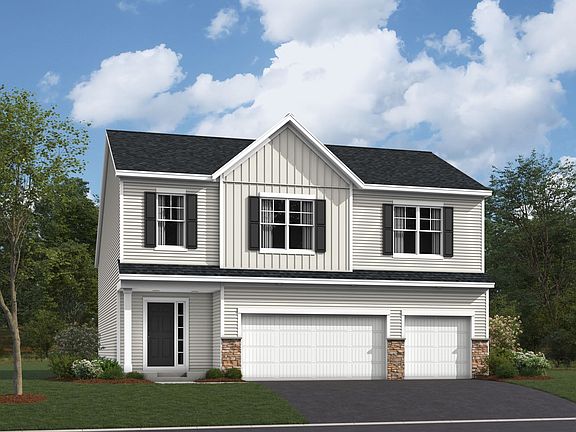 Carlton Elevation A 3-Car Optional Stone