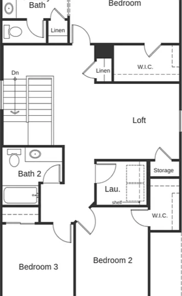 2nd floor floorplan