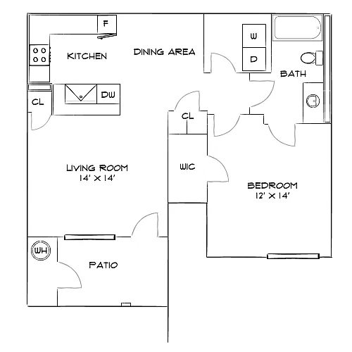 Floor plan Design 1C