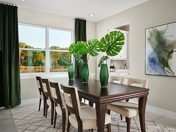 Dining Room modeled at Savannah at Lakewood Ranch.