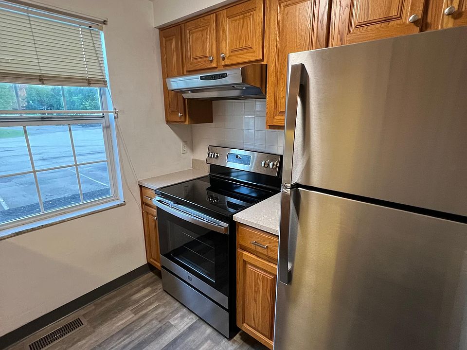 Kitchen with stainless appliances