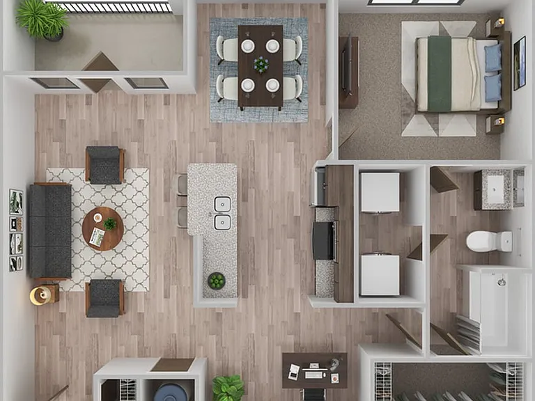 1 Bedroom | 1 Bath | 984 SF 1 Bedroom | 1 Bath | 984 SF