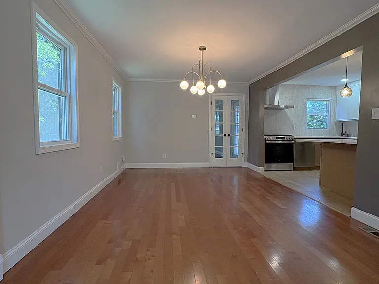 dining room and kitchen