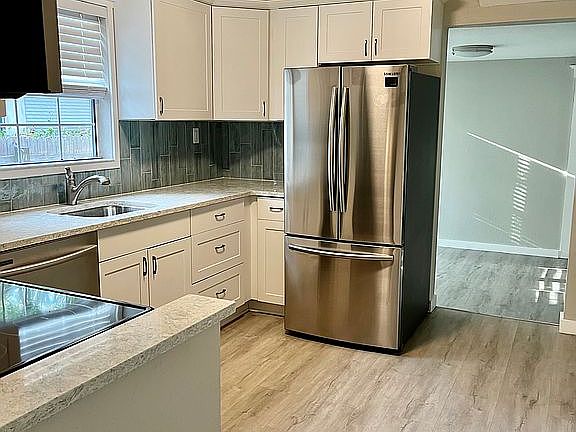 Kitchen with stainless