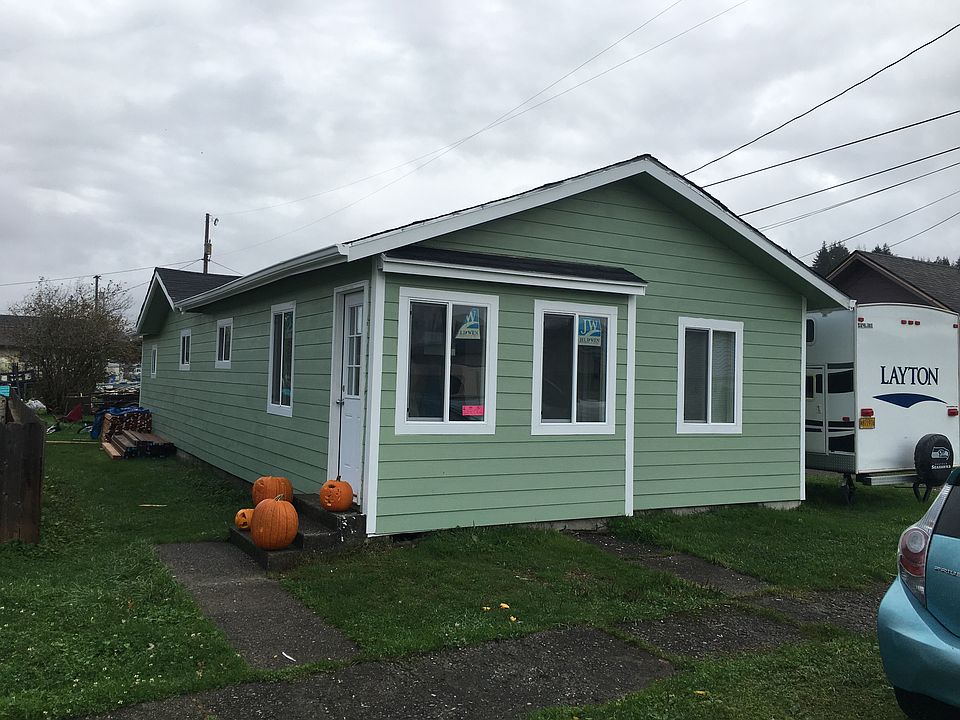 Front and side of house