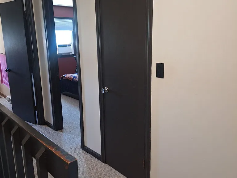 Upstairs hall, linen closet