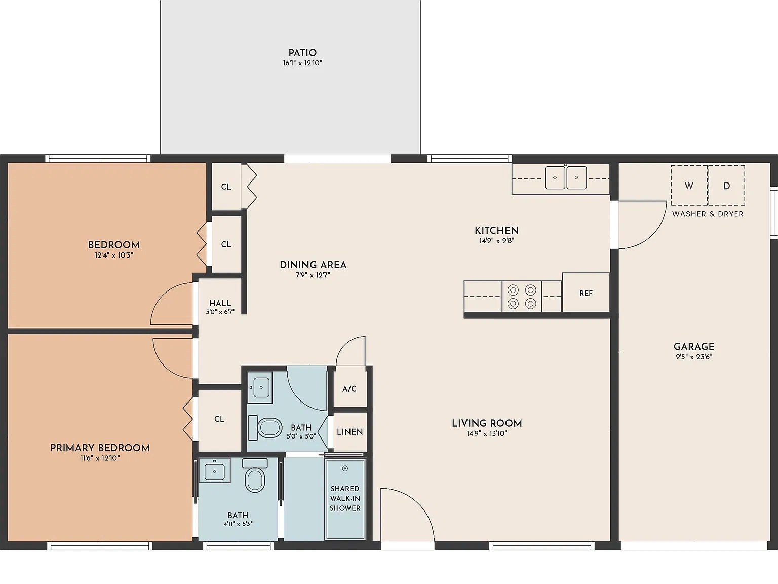 2 bed, 888 sqft, $1,575 — Photo 2