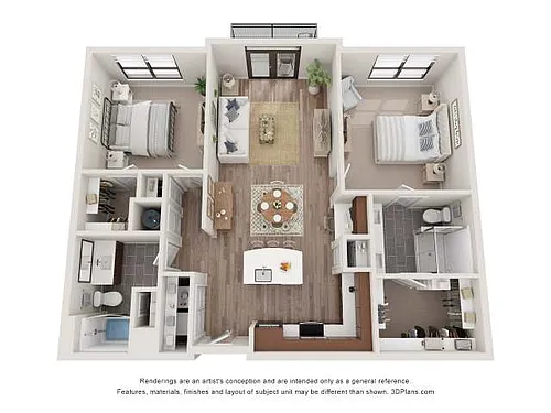 Floor plan B3b