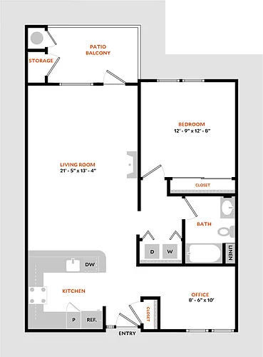 Floor plan Plan 1F