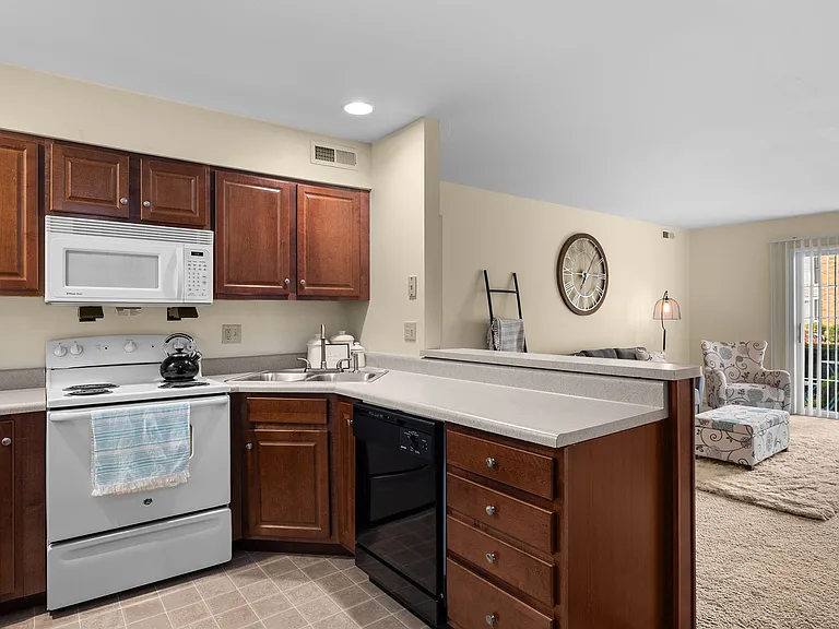 Ample Counter and Cabinet Space