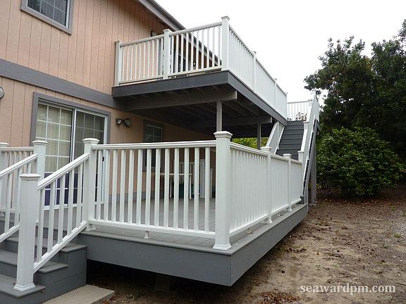 stairs up to entry