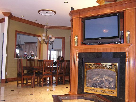 Dining Room & Living Room Fireplace