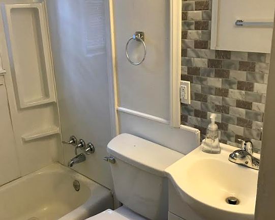 Brand new medicine cabinet-- wow!