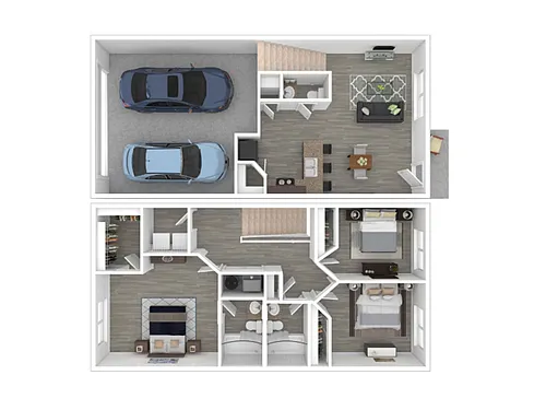 Floor plan 3x2 Half-1387-Partial Renovation