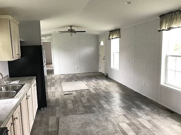 Vinyl floors in living area