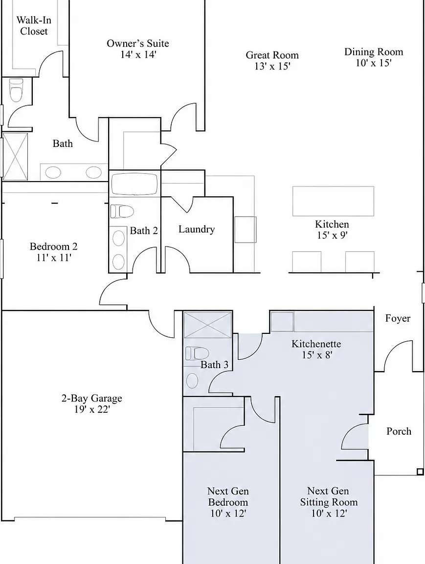 3 bed, 3.0 bath, 2181 sqft, $2,775 — Photo 4
