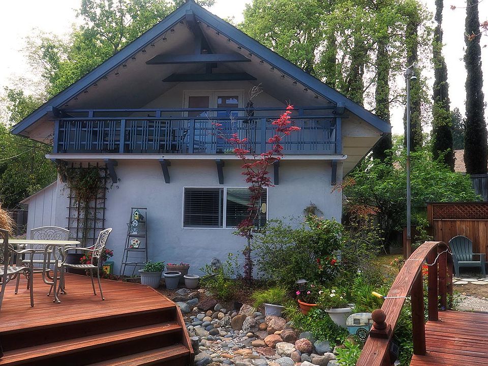 front of the cottage