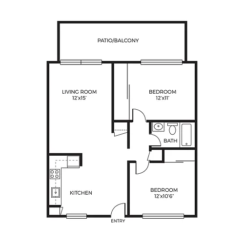 Floor plan 2X1