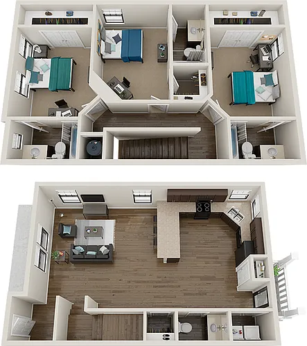 Floor plan 3X35