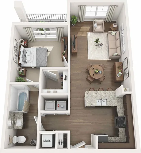 Floor plan Avalon ADA