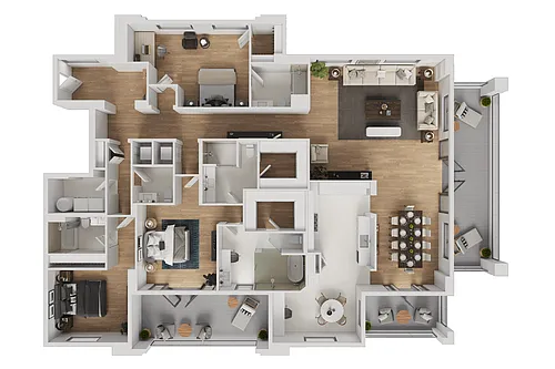 Floor plan SKY RESIDENCE F