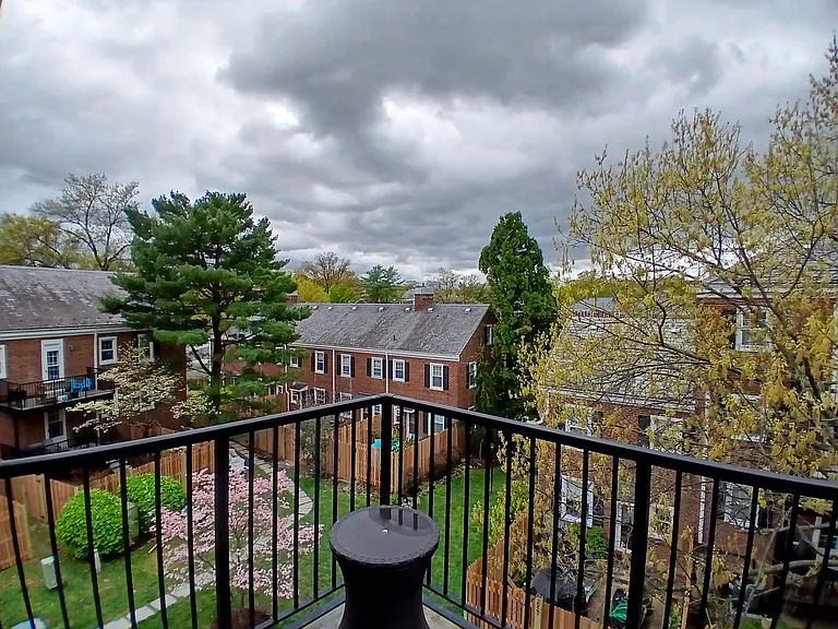 balcony in the spring