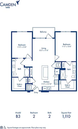 Floor plan B3
